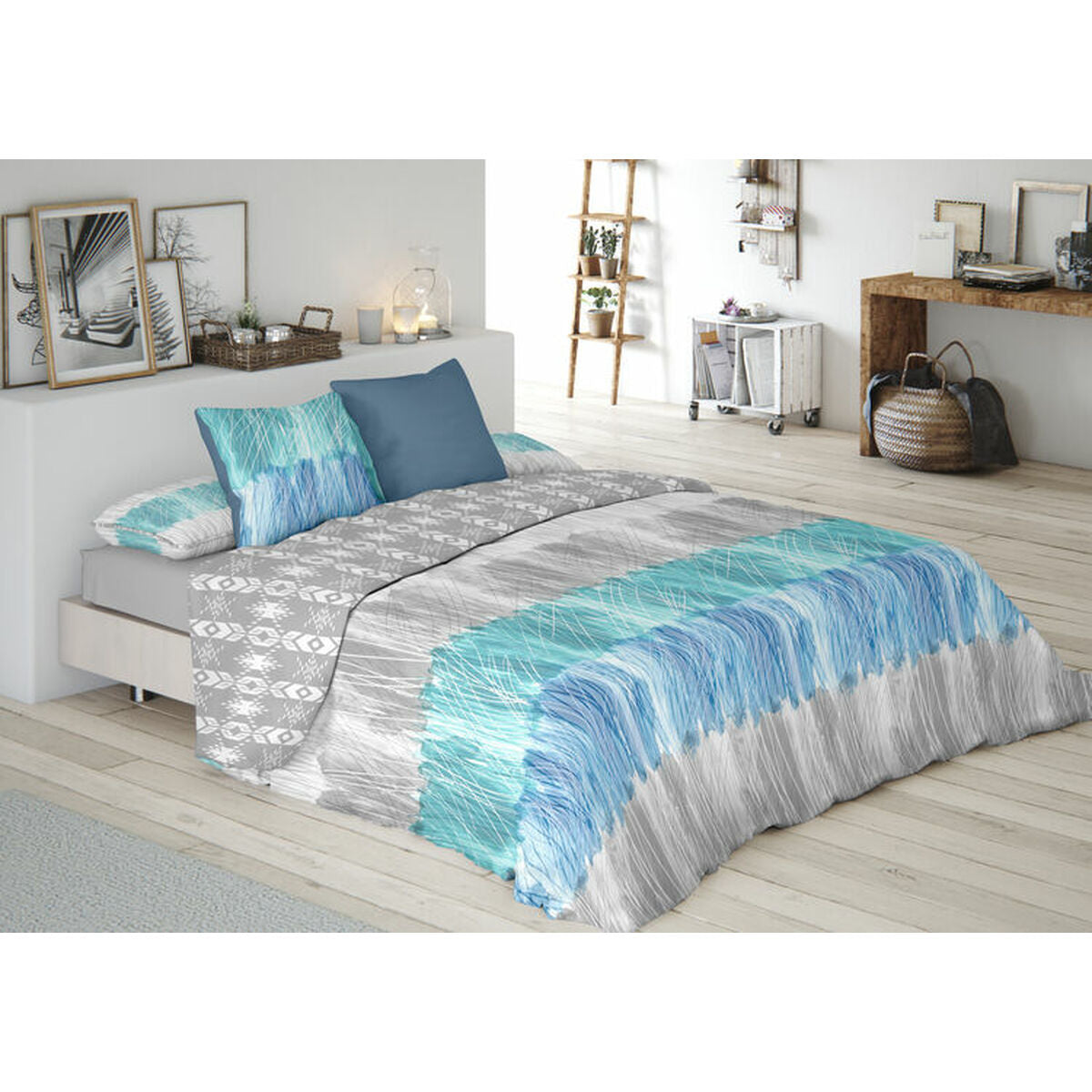 Pierre Cardin Duvet Cover TOPAZ Blue 144 Threads 150 x 230 cm