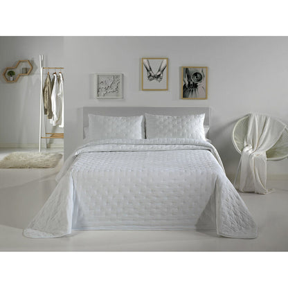 Colcha Pierre Cardin DOTS Blanco Cama de 105 (2 Piezas)