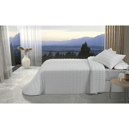 Colcha Pierre Cardin ONDAS Blanco Cama de 105 (2 Piezas)