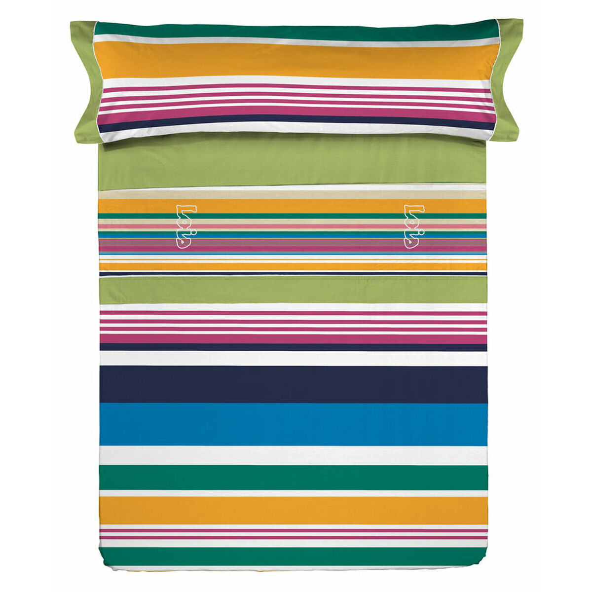 Lois FRIDA Green Sheet Set 90 Bed