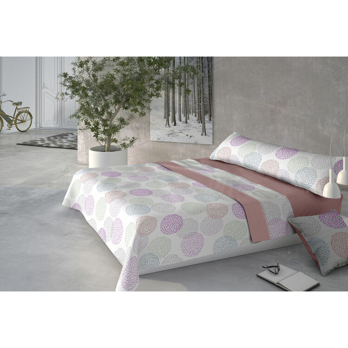 Pierre Cardin CORALINA DORIS Pink Sheet Set 90cm Bed