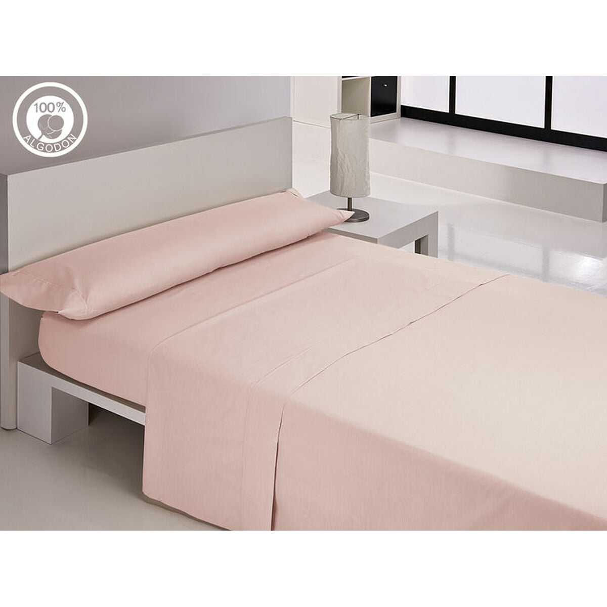 Juego de Sábanas Hosteline IRIS PREMIUM Rosa Cama de 90