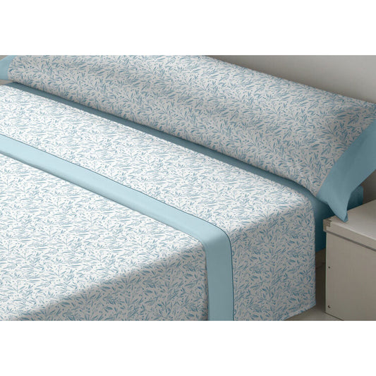 D'Or TILA Blue Sheet Set 180 Bed Flannel