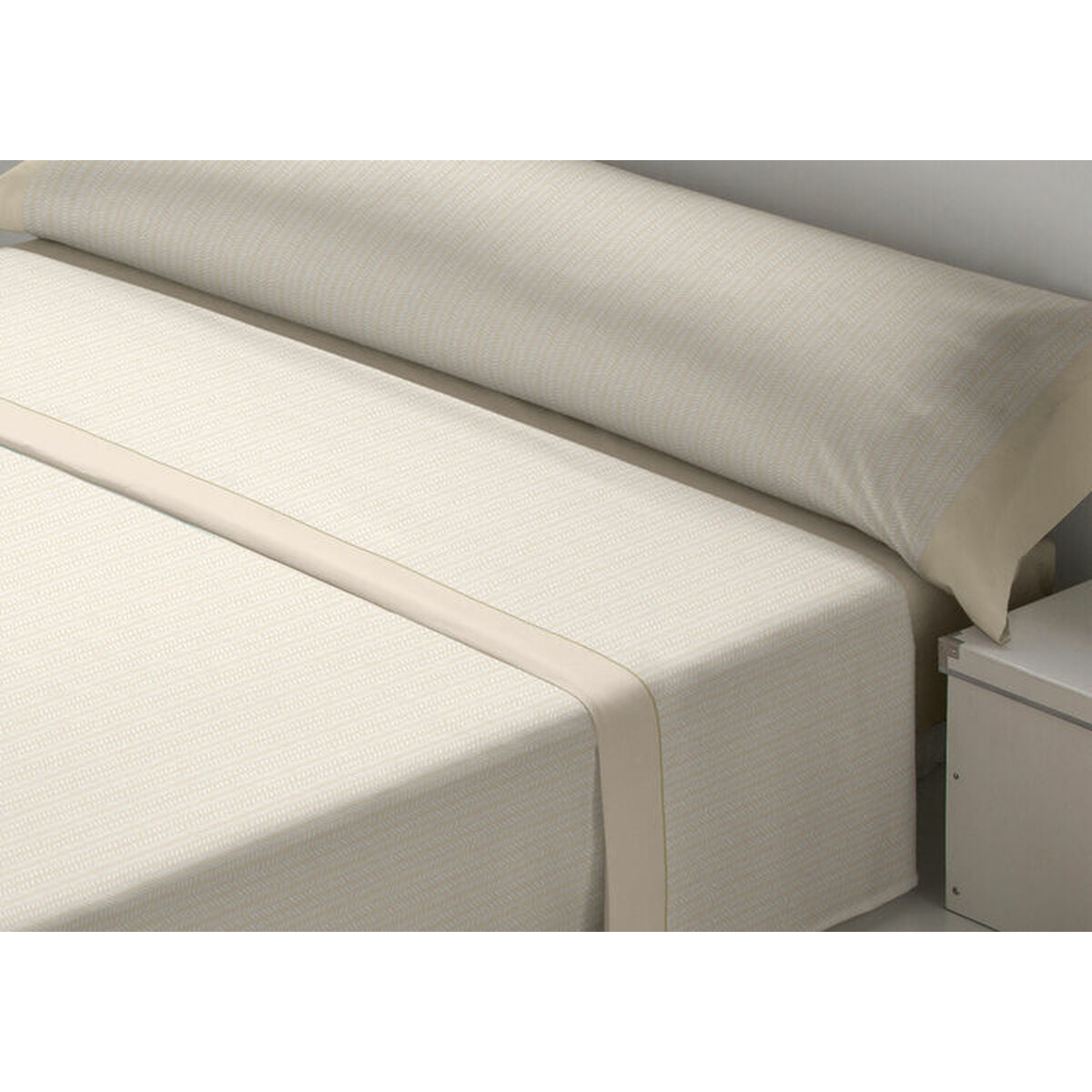 D'Or CEBRA Beige Sheet Set 90 Bed Flannel