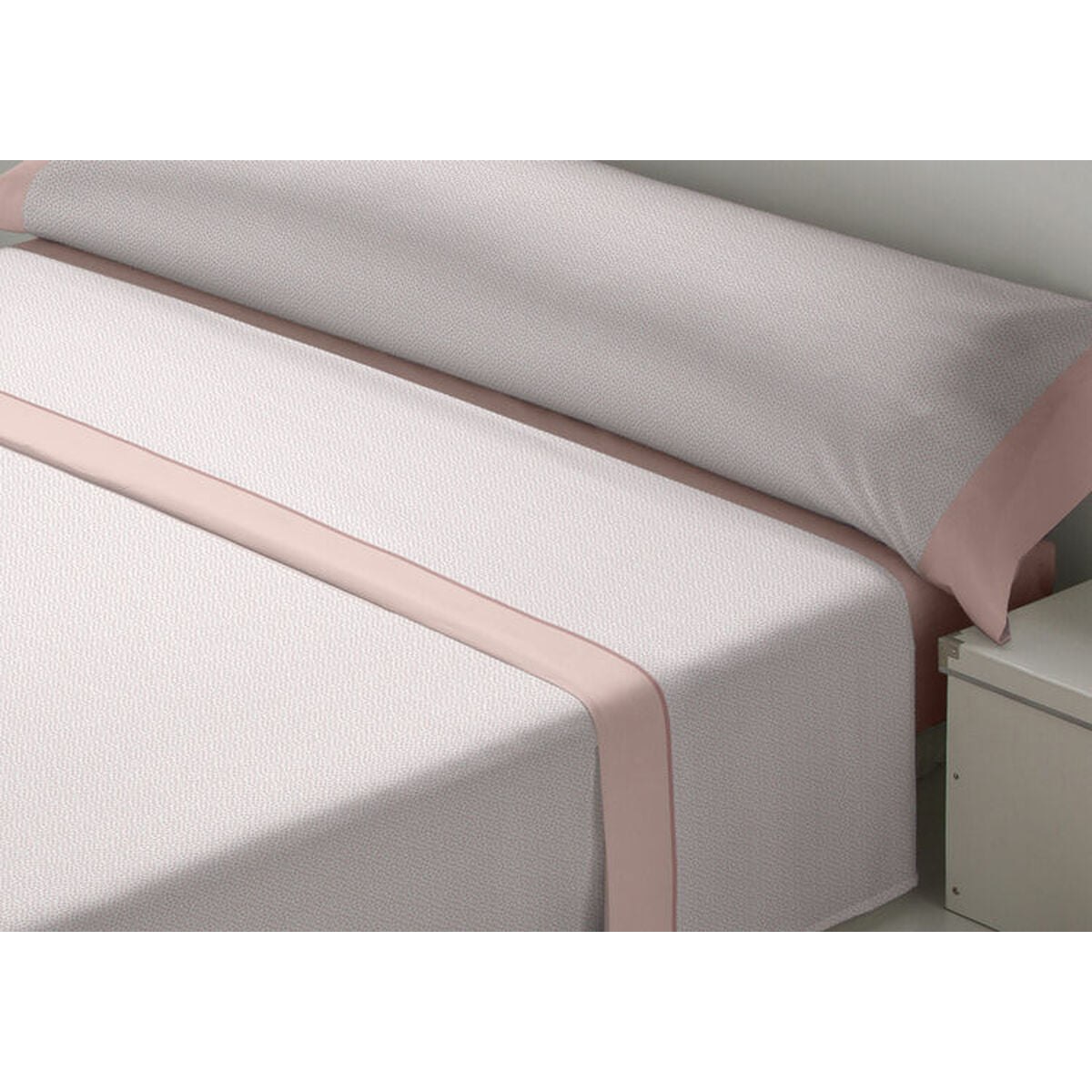 D'Or JAZMIN Pink Sheet Set 120 Bed Flannel