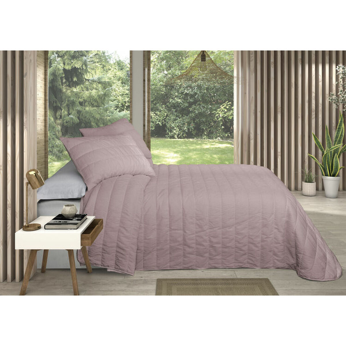 Colcha Pierre Cardin OLIMPIA Rosa Cama de 90 (2 Piezas)