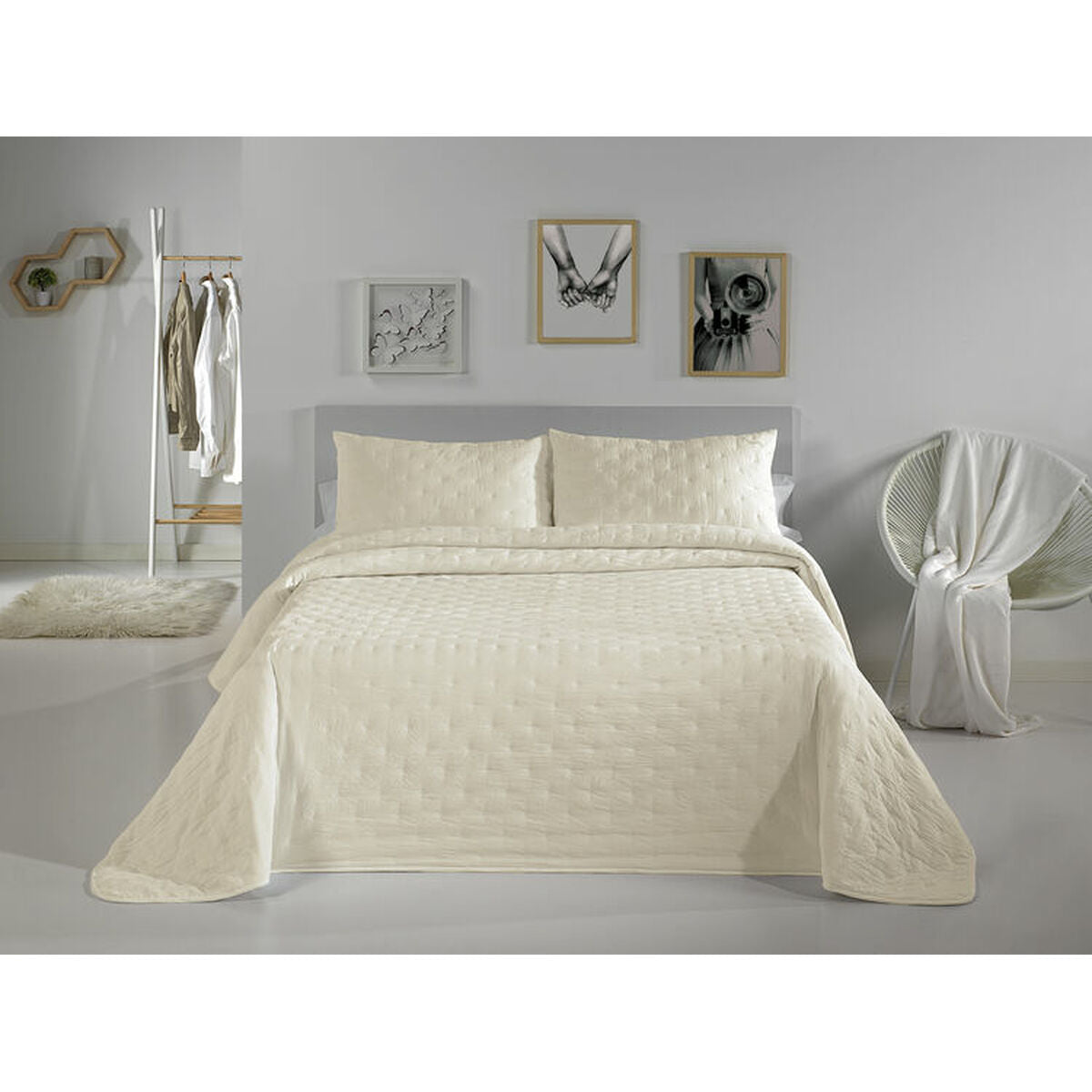 Colcha Pierre Cardin DOTS Tierra Cama de 180 (3 Piezas)