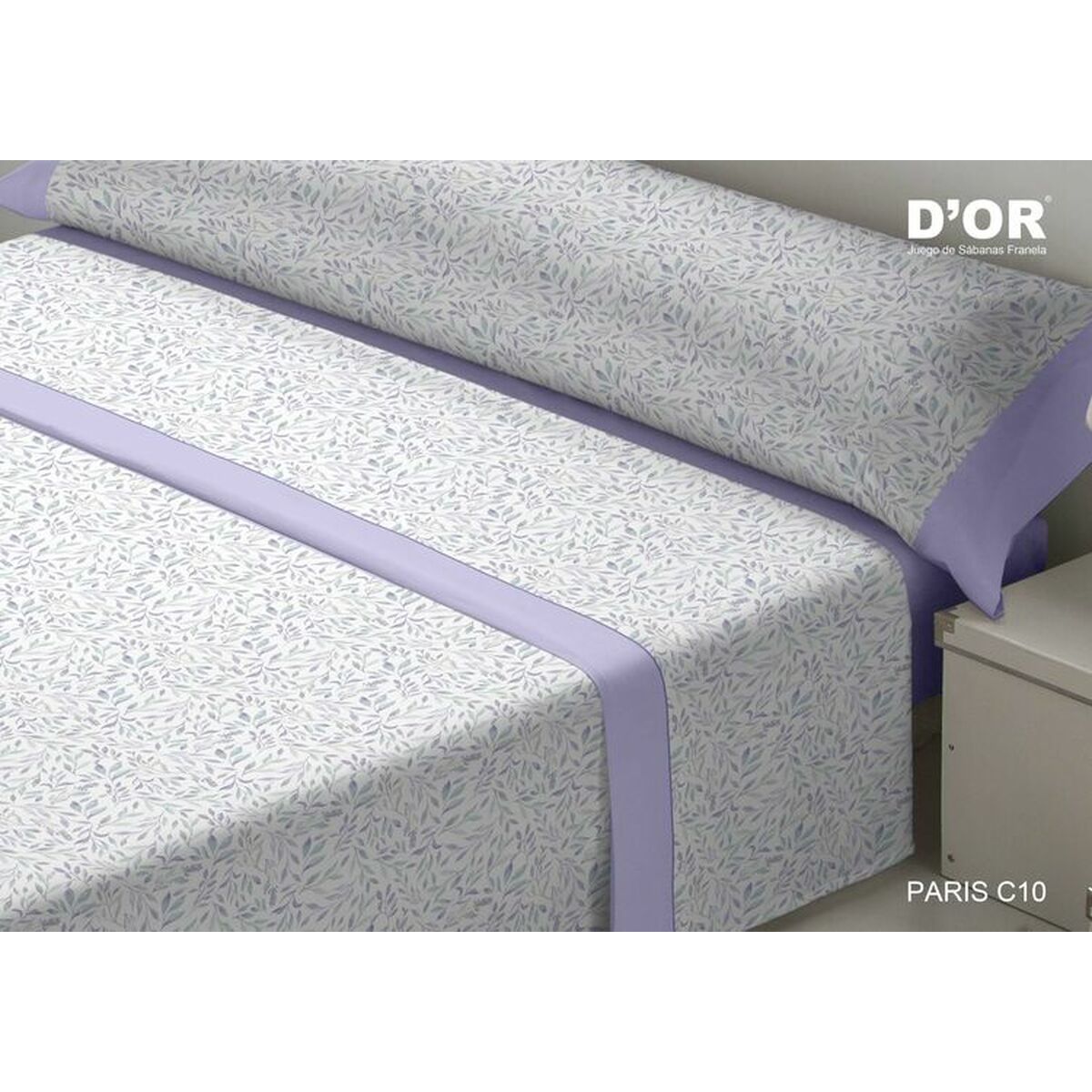 D'Or PARIS Malva Sheet Set 105 Bed Flannel