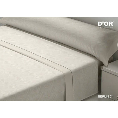 D'Or BERLIN Beige Sheet Set 90 Bed Flannel