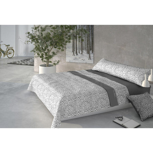 Pierre Cardin CORALINA MARBLE Grey Sheet Set 135cm Bed