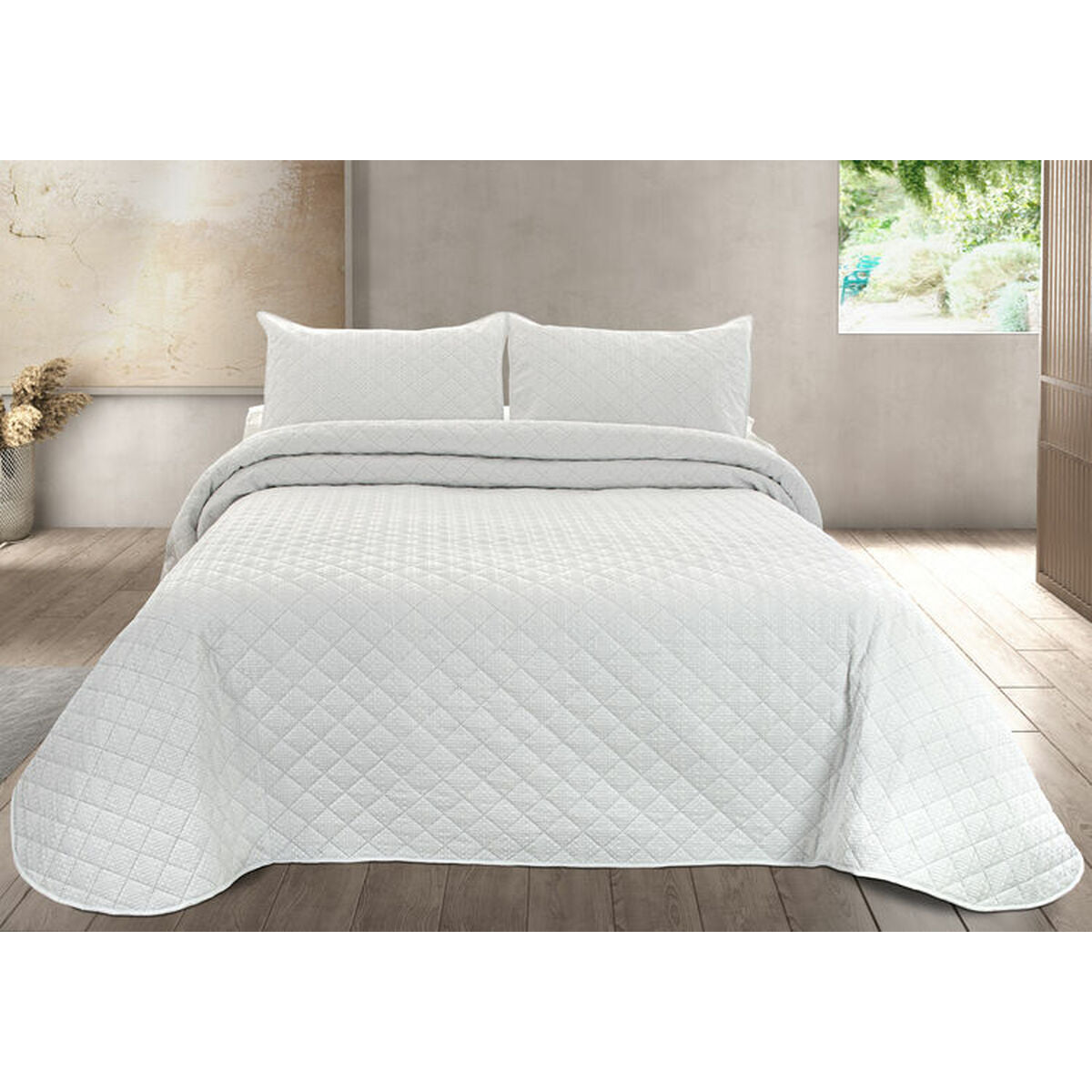 Colcha Pierre Cardin EGNA Blanco Cama de 135