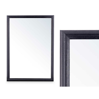 Wall mirror Black wood 50 x 70 x 50 cm