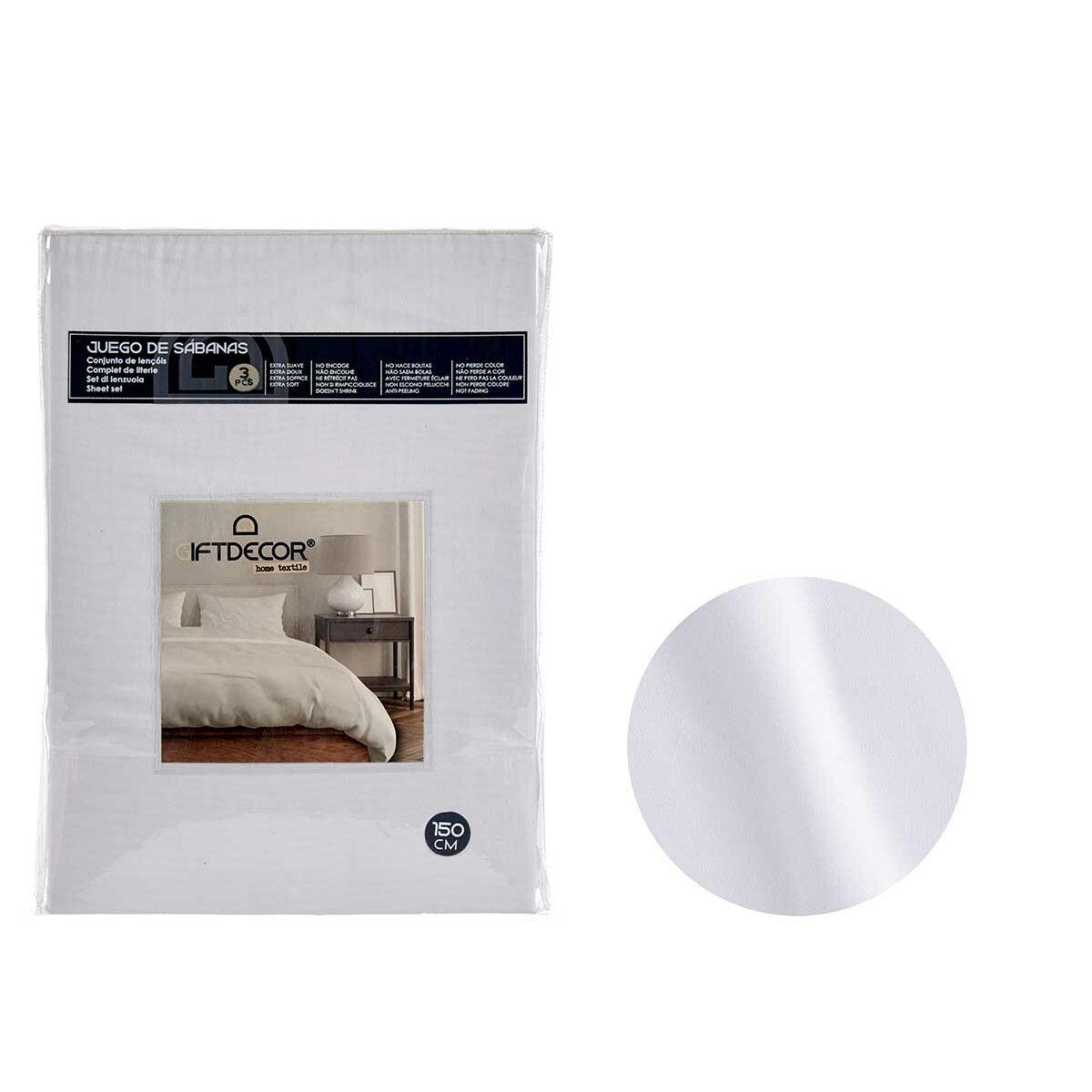 White 3 Piece Sheet Set