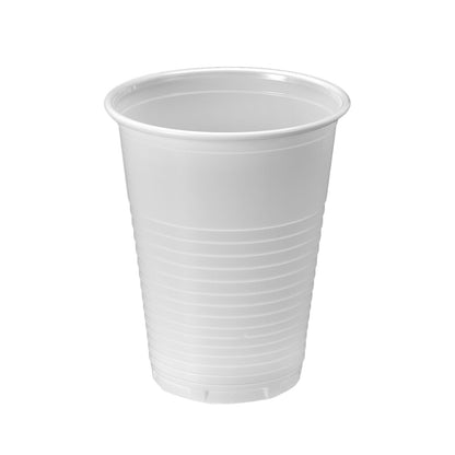 Set de vasos reutilizables Algon Blanco 220 ml 50 Unidades