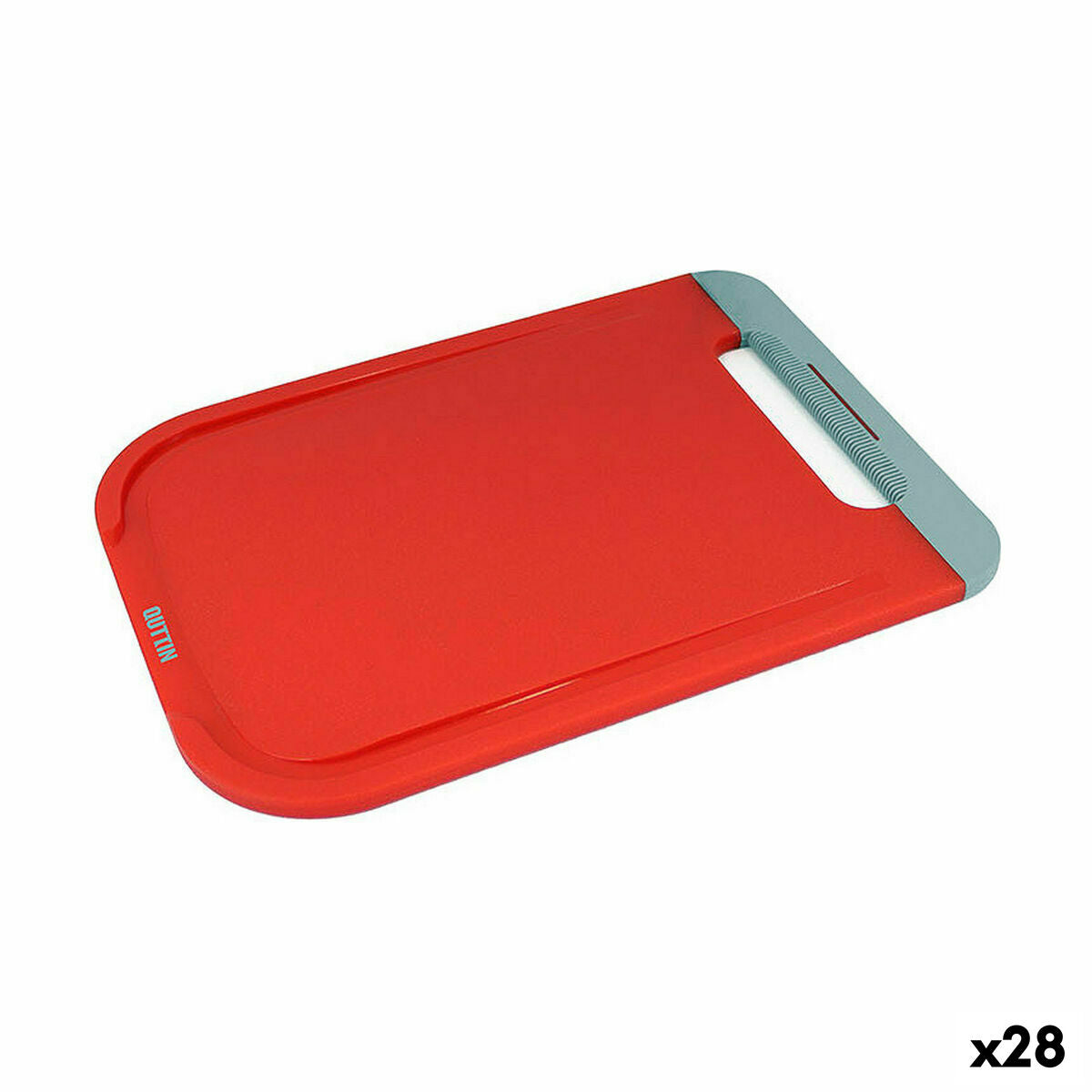 Tabla de cortar Inde Rojo 24,4 x 18 x 0,7 cm (28 Unidades)