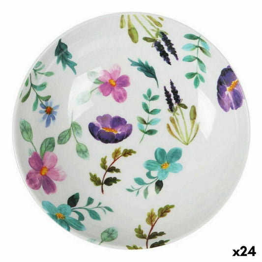 Deep Plate La Mediterránea Sakura Glossy Melamine 21 x 5.3 cm (24 Units)