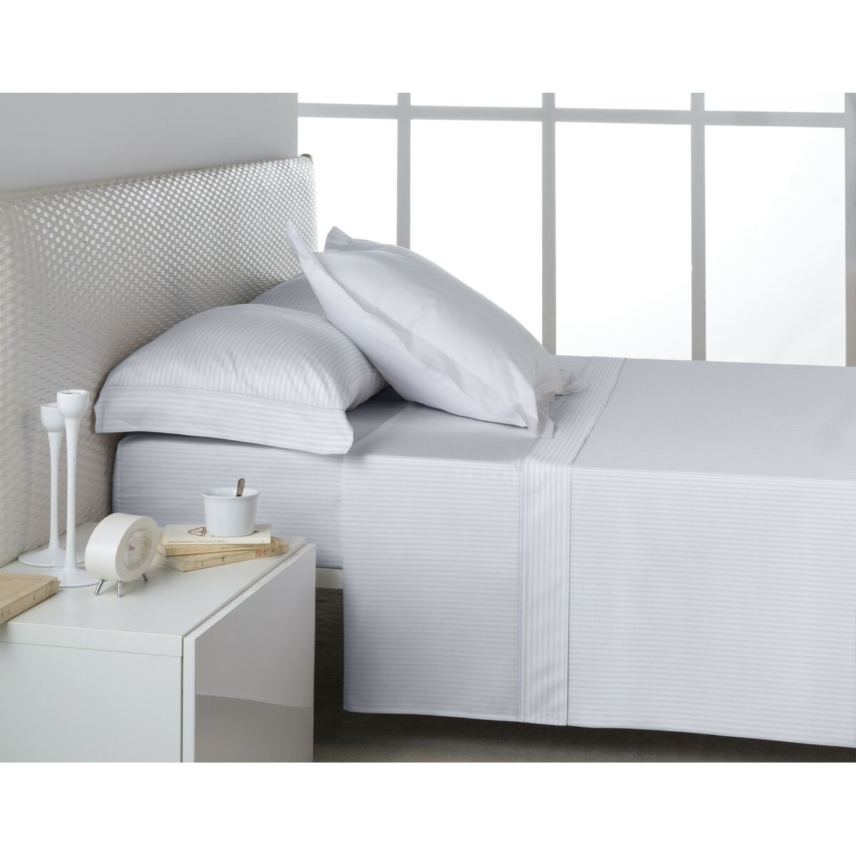 Alexandra House Living White Sheet Set 135/140 Bed 3 Pieces