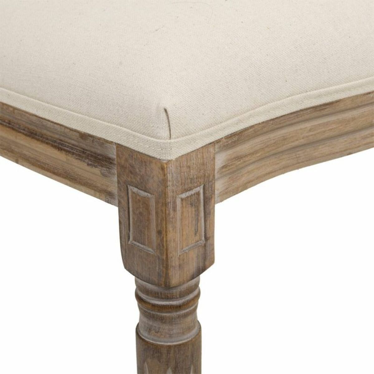 Silla de Comedor Alexandra House Living Beige 46 x 96 x 48 cm