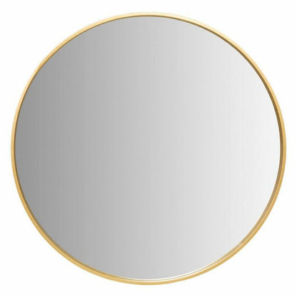 Espejo de pared Alexandra House Living Oro Metal Vidrio Madera MDF 86 x 3 x 86 cm