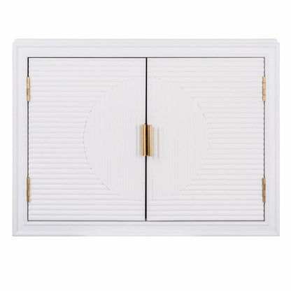 Armario Alexandra House Living Dorado Madera MDF 21 x 45 x 60 cm