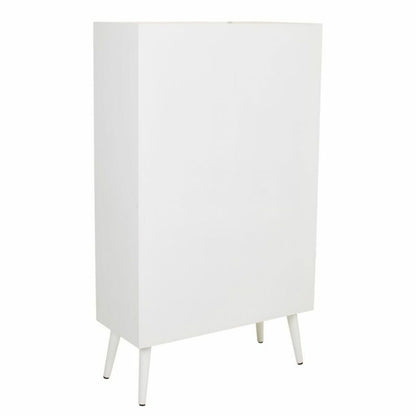 Alexandra House Living Shoe Cabinet White 32 x 120 x 70 cm Mesh