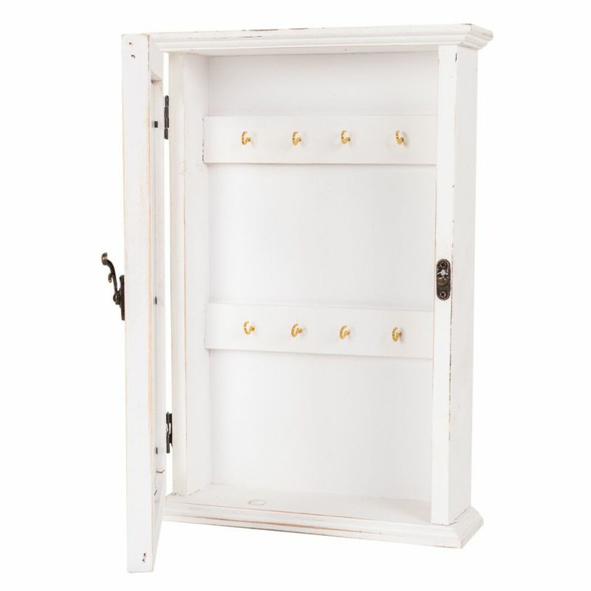 Armario de llaves Alexandra House Living Blanco 7 x 34 x 23 cm