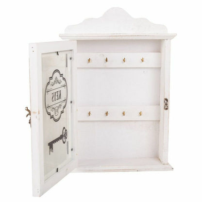 Armario de llaves Alexandra House Living Blanco 7 x 36 x 25 cm