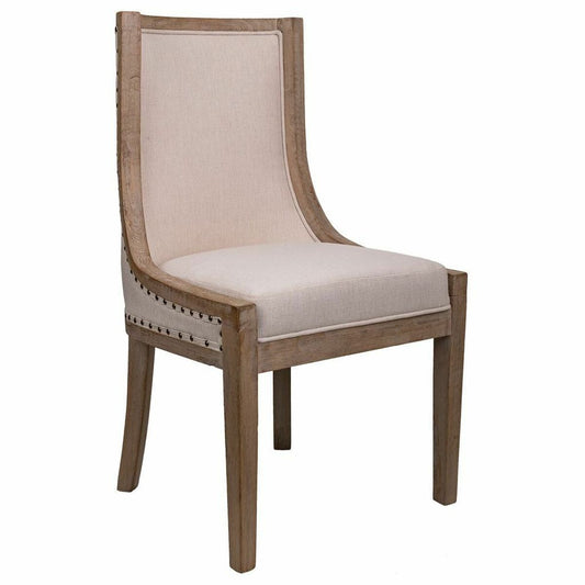 Silla de Comedor Alexandra House Living Crema 59 x 97 x 54 cm