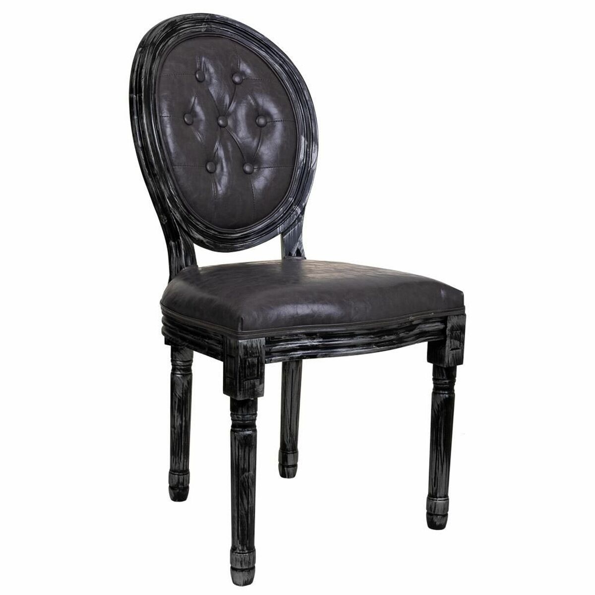 Silla de Comedor Alexandra House Living Negro 46 x 96 x 48 cm