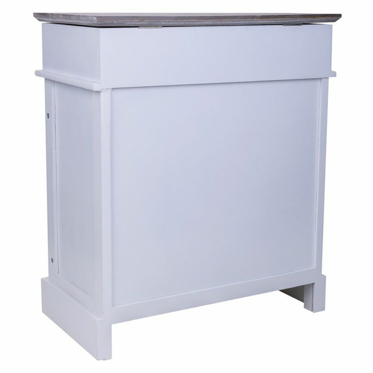 Alexandra House Living Shoe Rack White 28 x 58 x 50 cm 1 Drawer