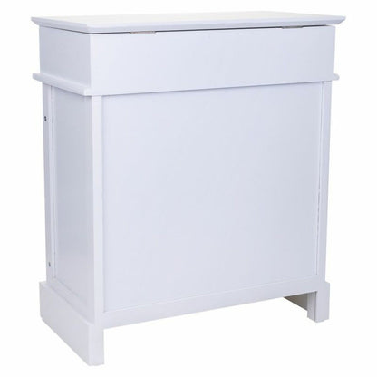 Alexandra House Living Shoe Rack White 28 x 58 x 50 cm 1 Drawer