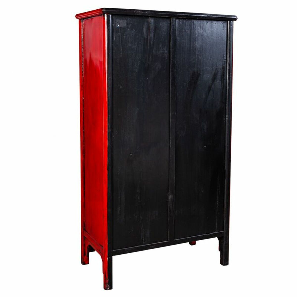 Armario Alexandra House Living Rojo Madera Madera de olmo 69 x 182 x 101 cm