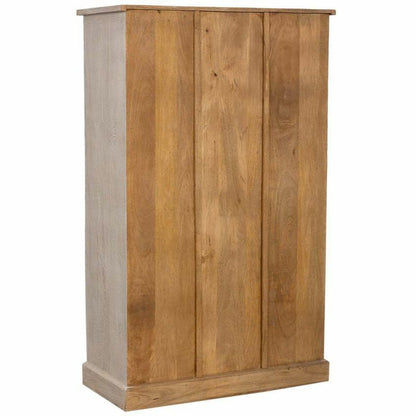 Armario ropero Alexandra House Living Blanco Madera de mango 98 x 160 x 46 cm