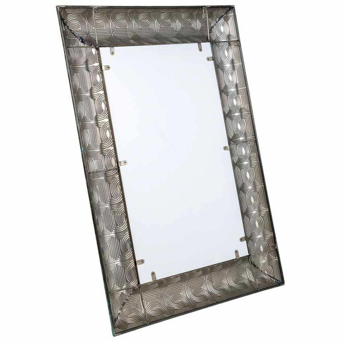 Espejo de pared Alexandra House Living Plata Vidrio Hierro 5 x 100 x 70 cm