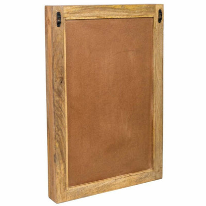 Espejo de pared Alexandra House Living Crema Madera de mango 6 x 60 x 87 cm