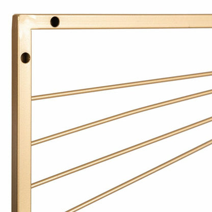 Espejo de pared Alexandra House Living Oro Metal Hierro Espejo 2 x 96 x 61 cm