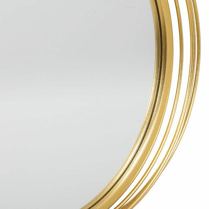 Espejo de pared Alexandra House Living Oro Metal Hierro Espejo 4 x 49 x 66 cm