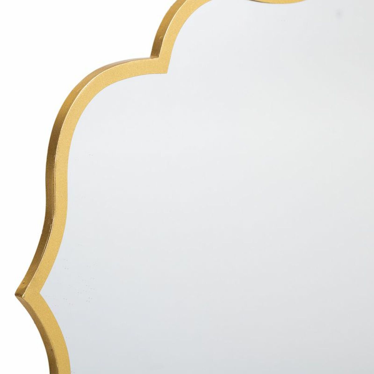 Espejo de pared Alexandra House Living Oro Metal Hierro Espejo 4 x 90 x 78 cm