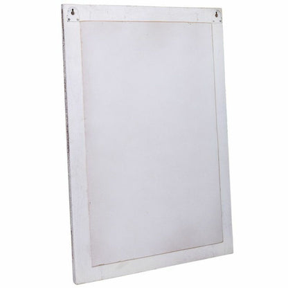 Espejo de pared Alexandra House Living Blanco Gris Madera de mango 4 x 90 x 60 cm