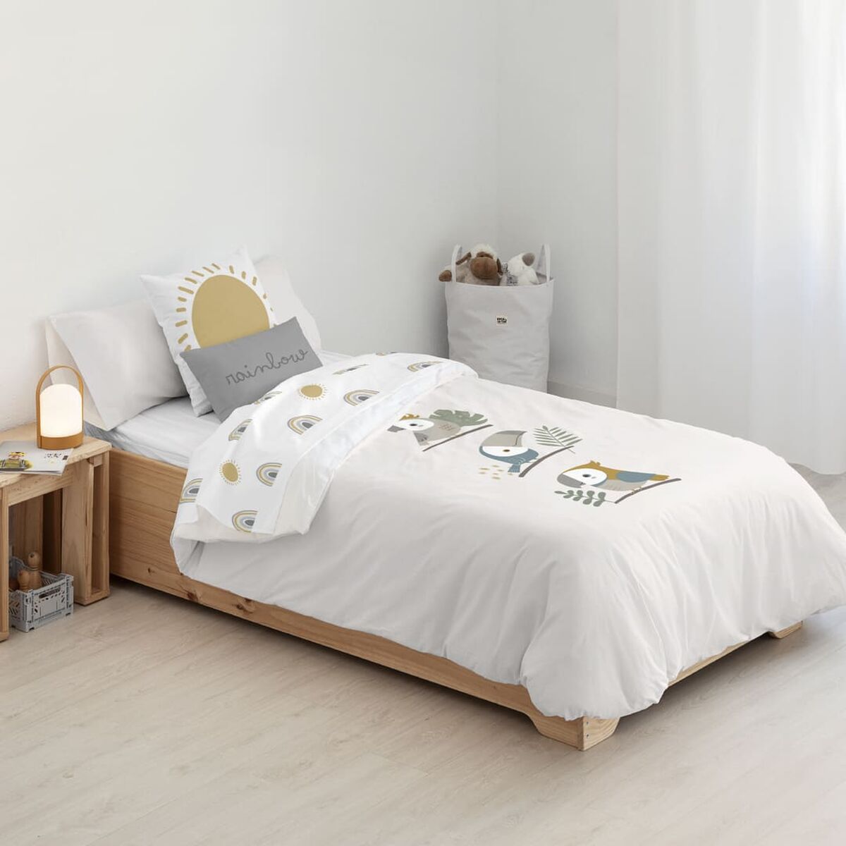 Kids&amp;Cotton Duvet Cover Esko White 155 x 220 cm