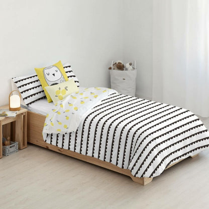 Kids&amp;Cotton Guildo Black Duvet Cover 155 x 220 cm