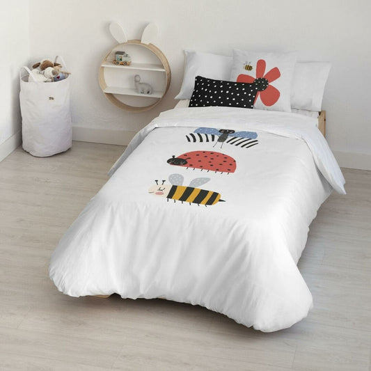 Kids&amp;Cotton Kamal Duvet Cover White 155 x 220 cm