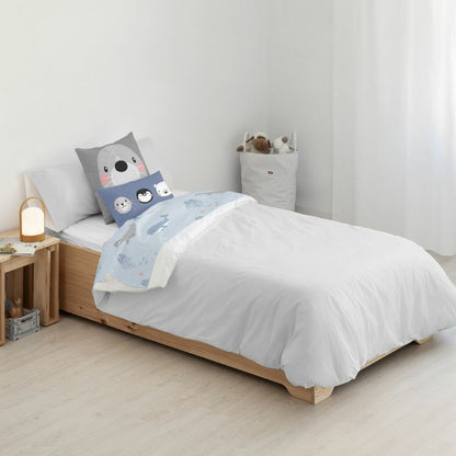 Kids&amp;Cotton Kanu Gray Duvet Cover 155 x 220 cm