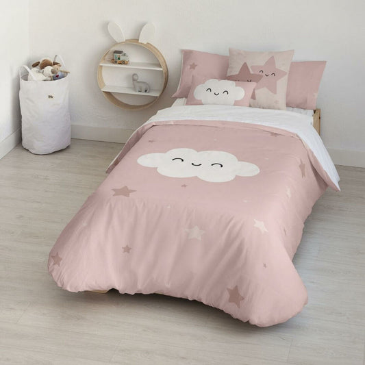 Kids&amp;Cotton Werner Pink Duvet Cover 175 Threads 155 x 220 cm