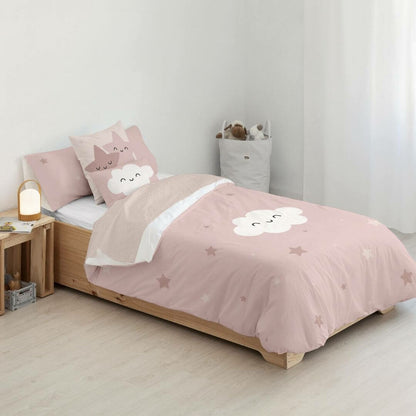 Kids&amp;Cotton Werner Pink Duvet Cover 175 Threads 155 x 220 cm