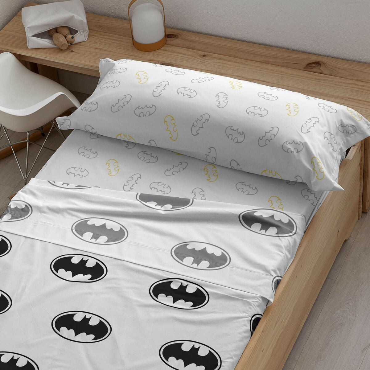 Batman Basic Multicolor Sheet Set Bed 135 cm