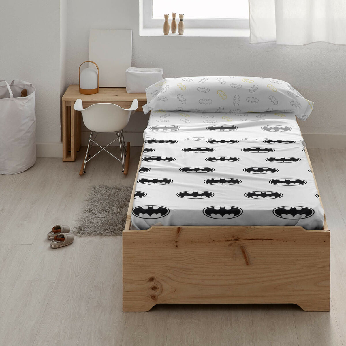 Juego de Sábanas Batman Basic Multicolor Cama 135 cm