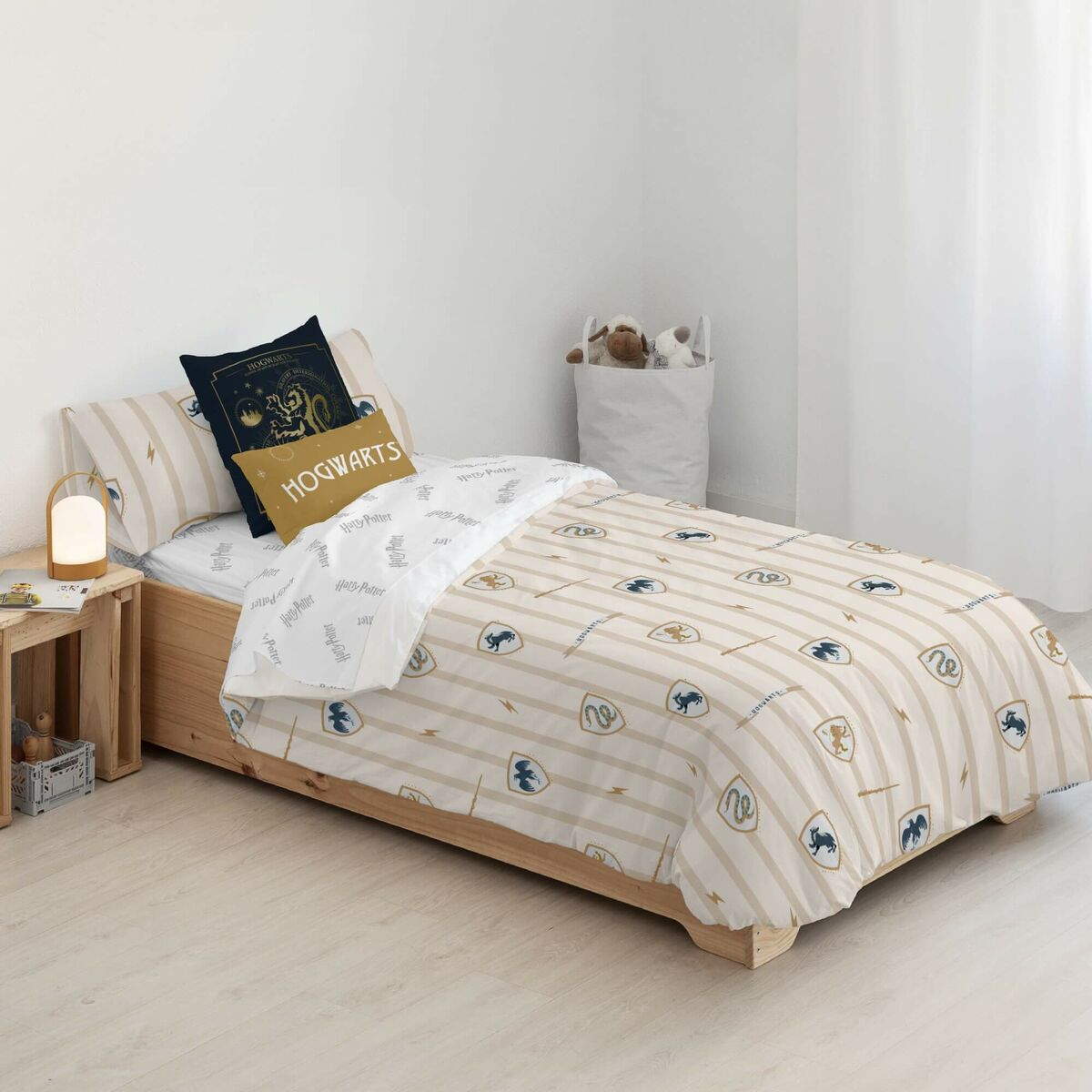 Funda Nórdica Harry Potter Hogwarts Classic Multicolor 140 x 200 cm Cama de 80