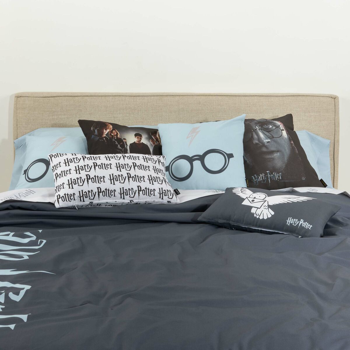 Harry Potter Deep Multicolor Duvet Cover 175 Thread Count 180 x 220 cm Bed of 105