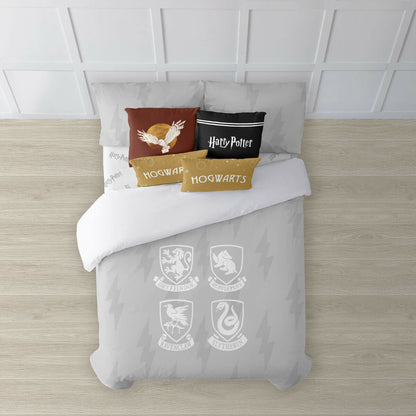 Harry Potter Hogwarts Shields Duvet Cover Multicolor 180 x 220 cm Bed of 105